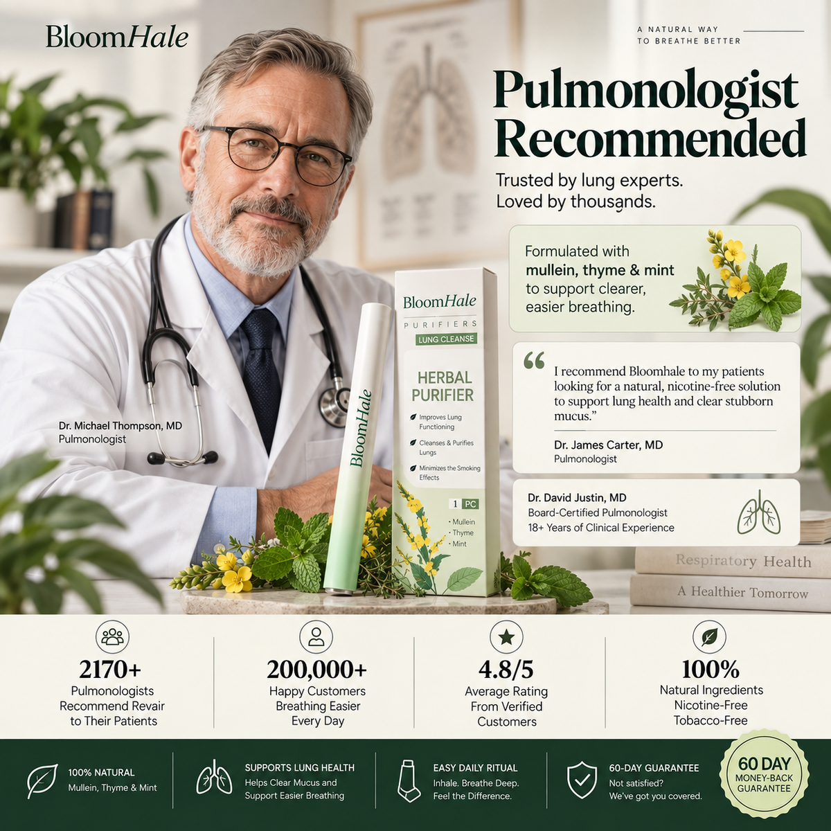BloomHale Mullein Inhaler