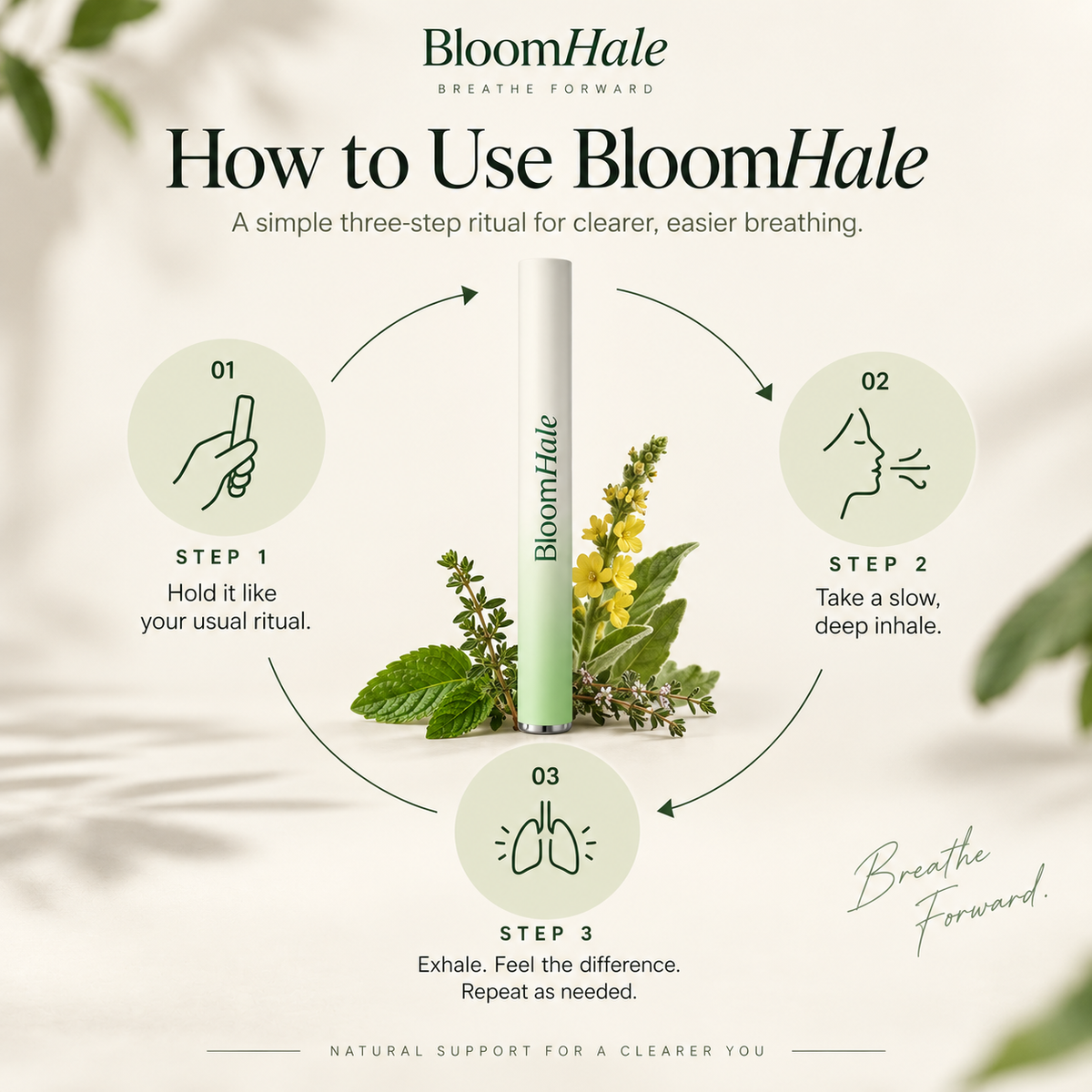 BloomHale Mullein Inhaler